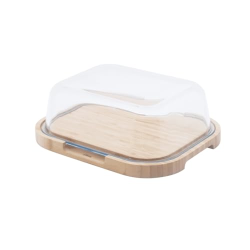 pebbly-bo-te-fromage-en-verre-et-bambou-avec-plateau-27-x-21-5-x-9-5-cm-pour-3-4 image 7