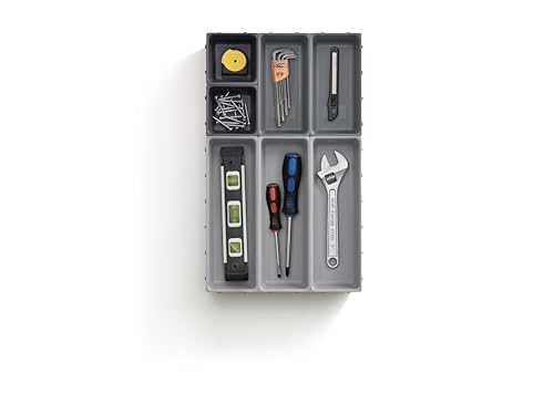 joseph-joseph-blox-ensemble-de-7-compartiments-de-rangement-modulaires-gris image 8