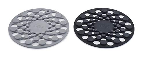 joseph-joseph-spot-on-lot-de-2-dessous-de-plat-en-silicone-noir-et-gris image 8