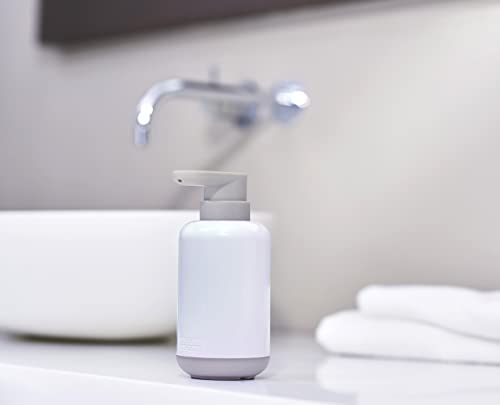distributeur-de-savon-joseph-joseph-duo-300ml-rechargeable-blanc image 8