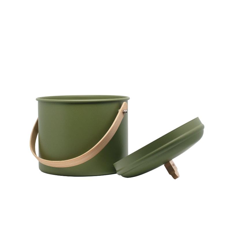 seau-compost-d-int-rieur-pebbly-en-acier-et-bambou-7-l-avec-filtre-charbon-vert- image 3