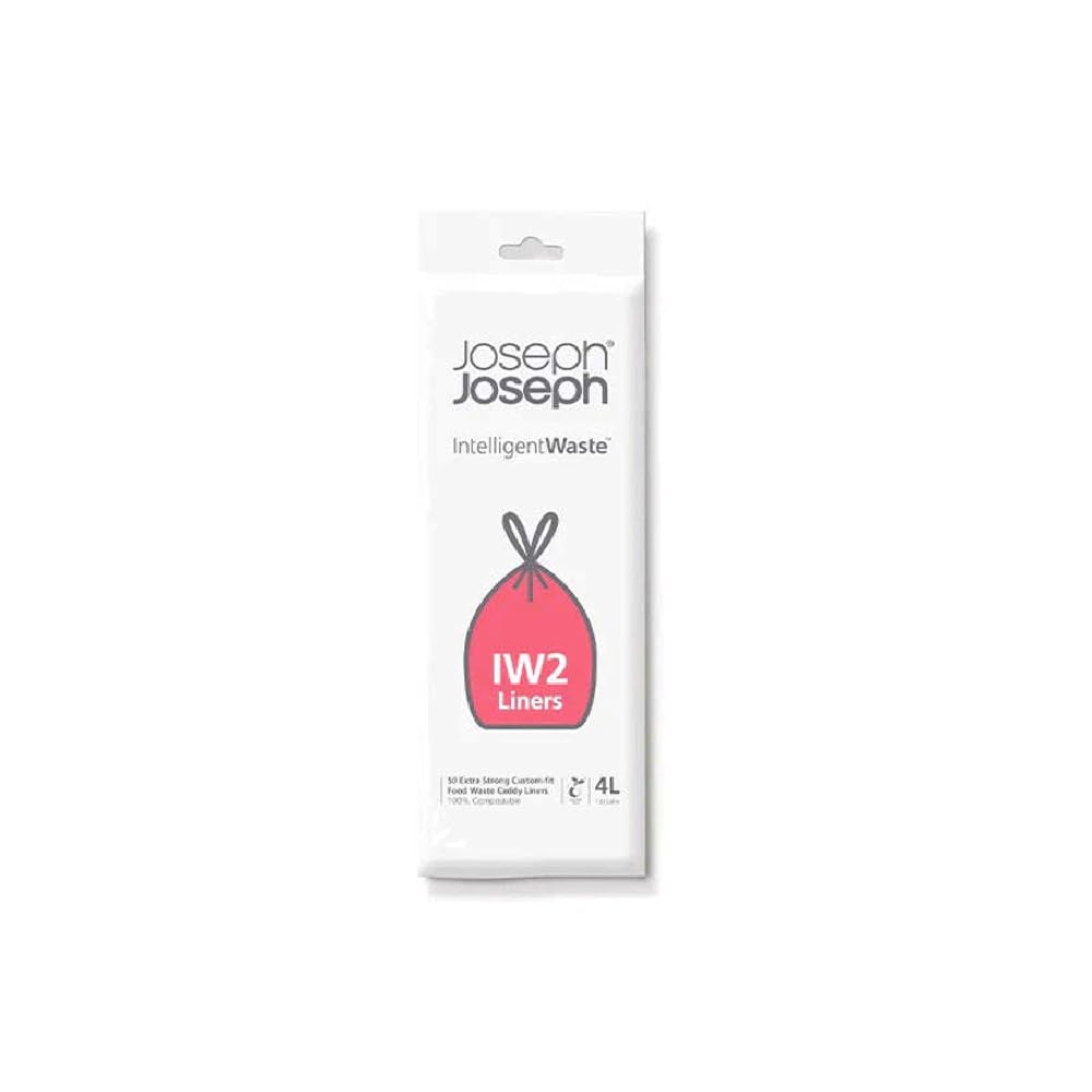 joseph-joseph-sacs-poubelle-compostables-4l-lot-de-50-transparent image 1