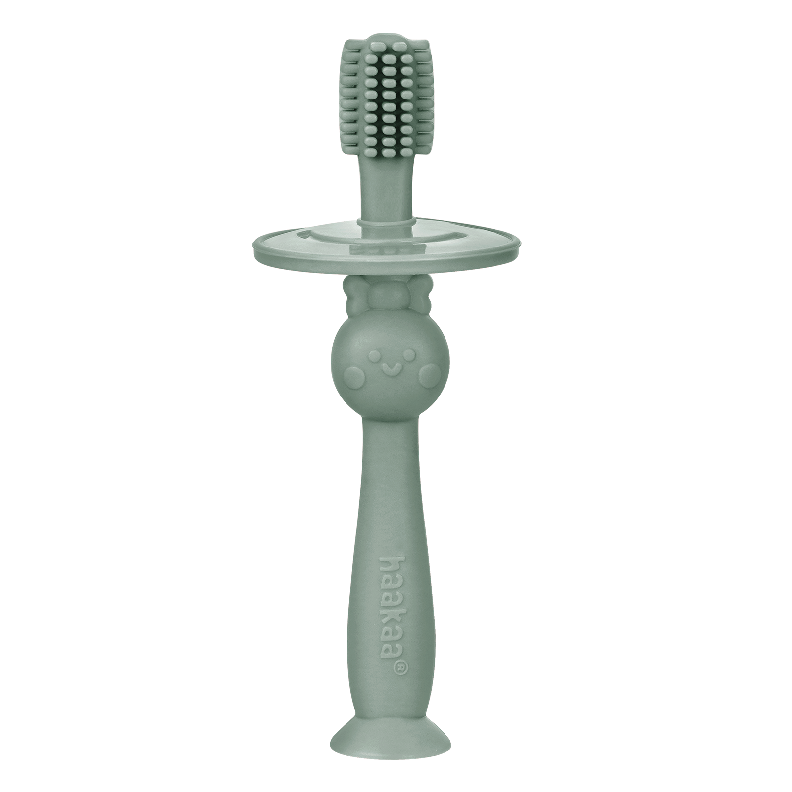 brosse-dents-360-en-silicone-haakaa-6-mois image 1