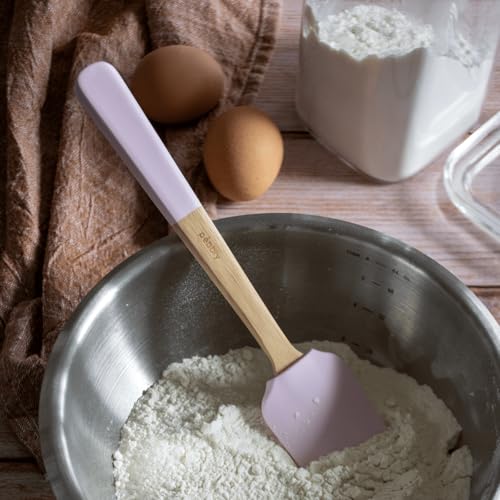 pebbly-spatule-en-silicone-et-bambou-25-cm-rose-poudr image 4