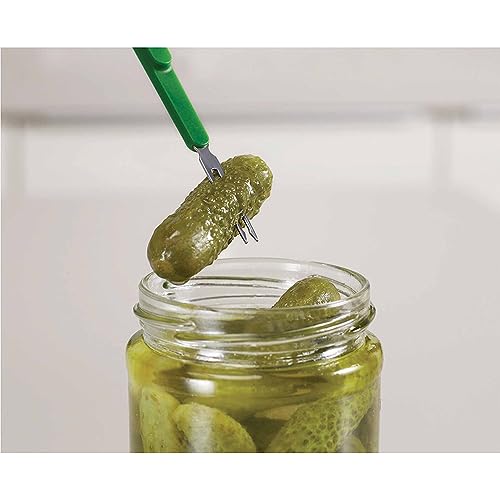 joseph-joseph-scoop-pick-2-en-1-cuill-re-et-fourchette-olive-avec-drainage-vert image 7