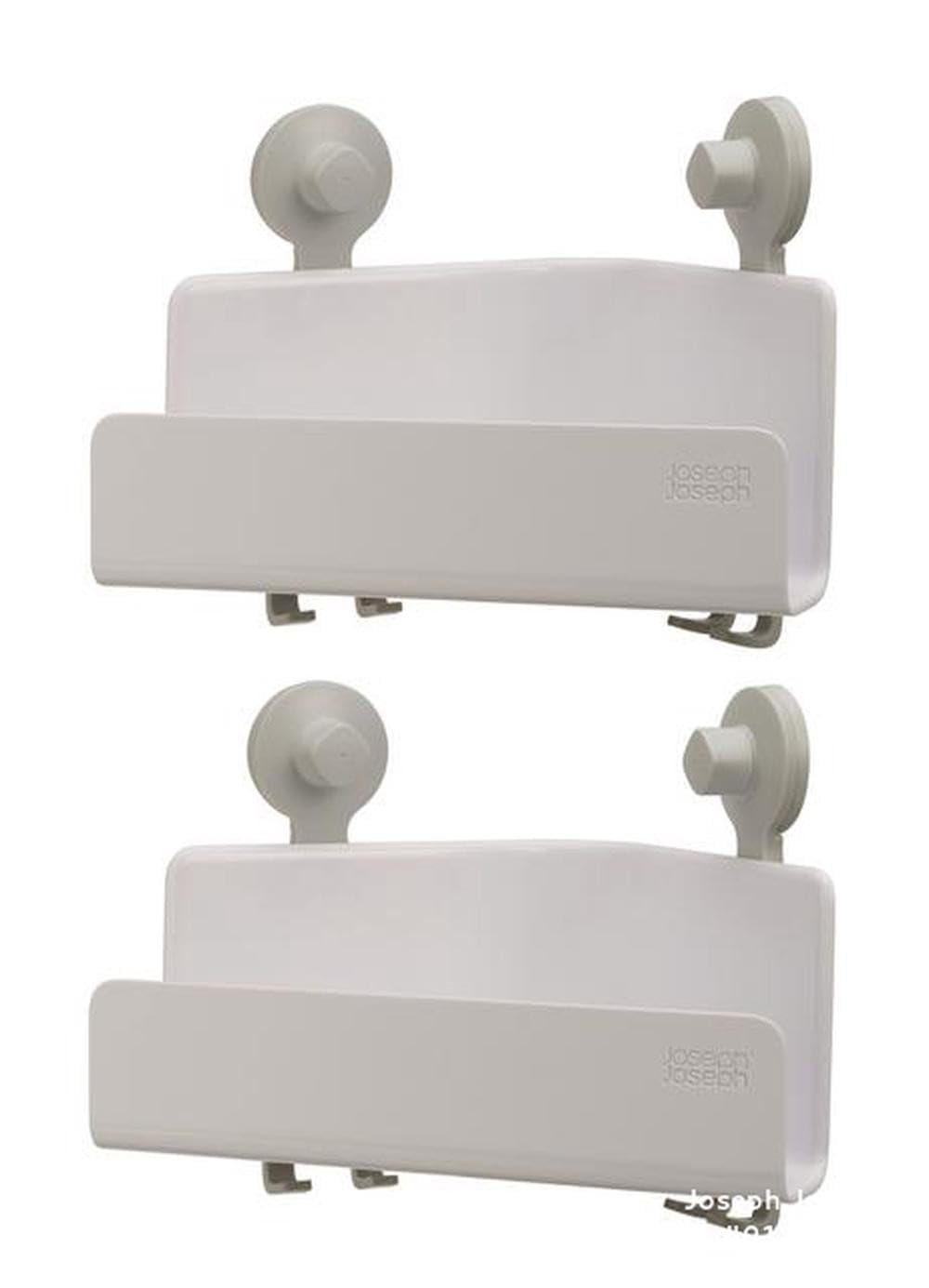 joseph-joseph-easystore-panier-de-douche-d-angle-auto-drainant-lot-de-2-blanc-70 image 1