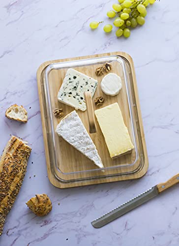 bo-te-fromages-pebbly-avec-cloche-en-verre-et-plateau-en-bambou-36x27x13-5-cm-po image 7