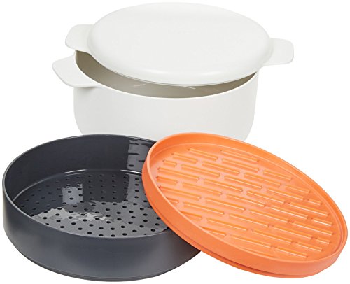 joseph-joseph-m-cuisine-set-de-cuisson-micro-ondes-empilable-4-pi-ces-blanc-oran image 7