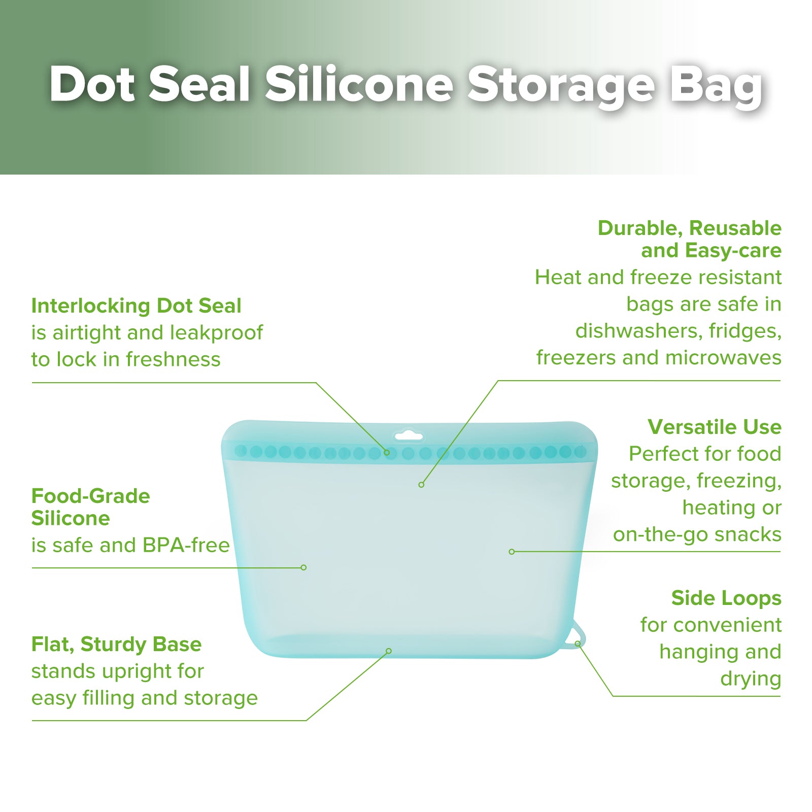 sachets-de-conservation-en-silicone-haakaa-dot-seal-lot-pour-lait-maternel-et-al image 5