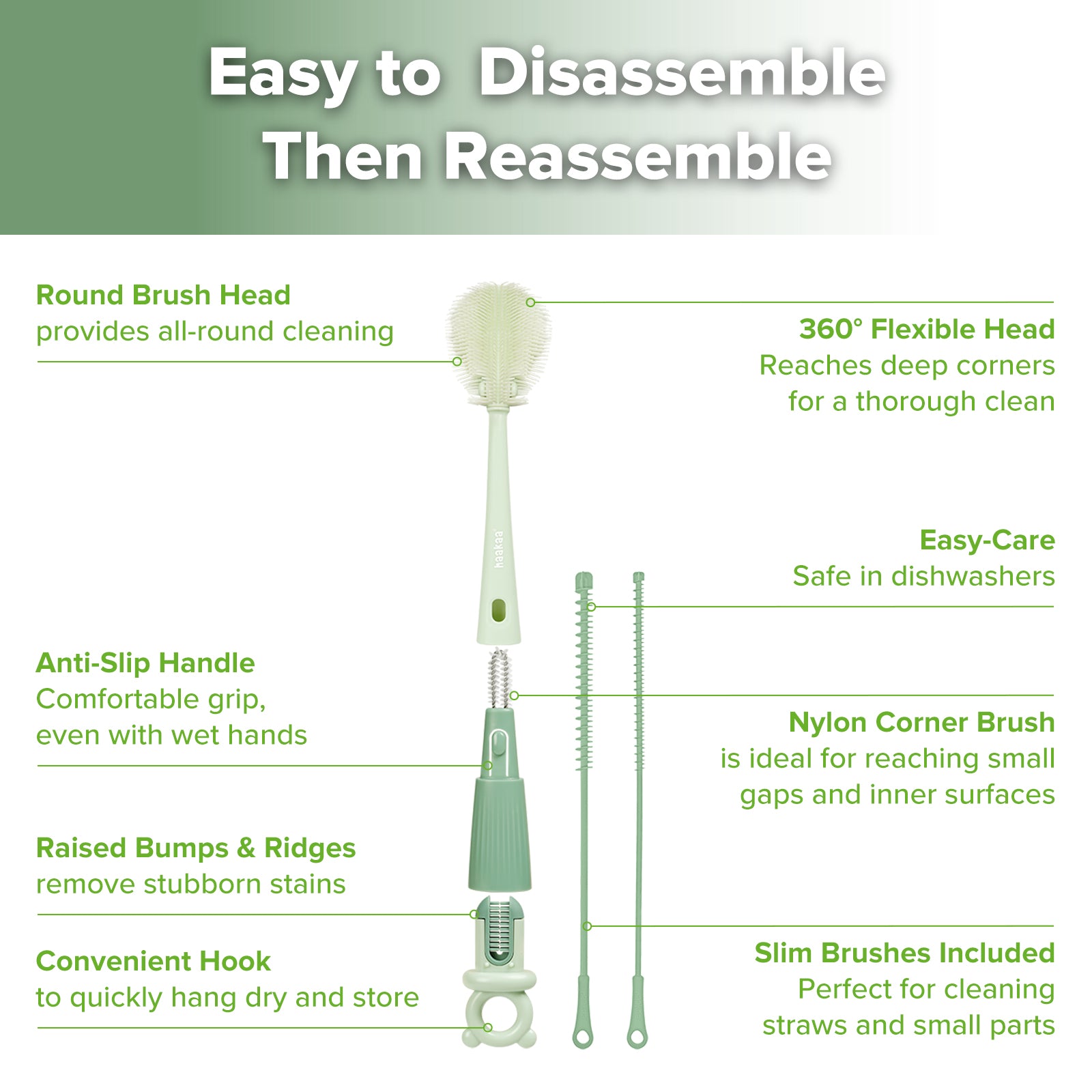 haakaa-coffret-de-5-brosses-de-nettoyage-multiusage image 5