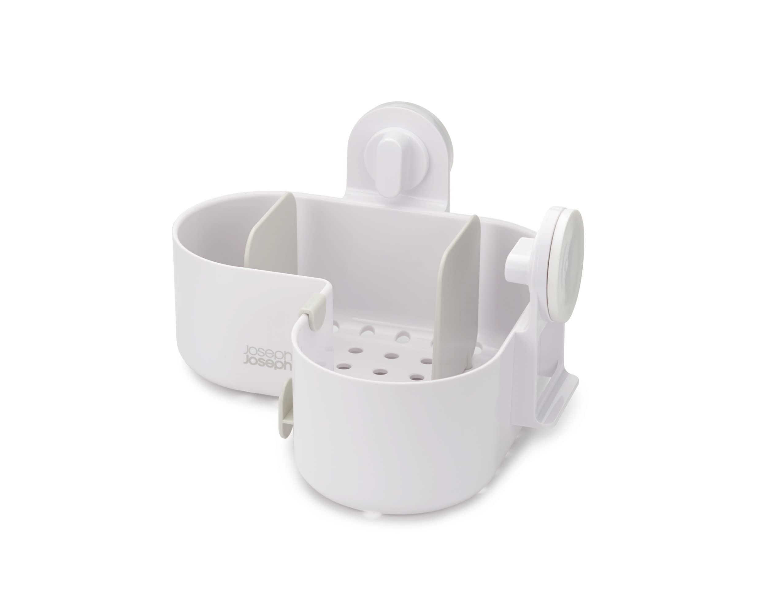organiseur-de-douche-d-angle-joseph-joseph-duo-avec-ventouses-blanc image 1