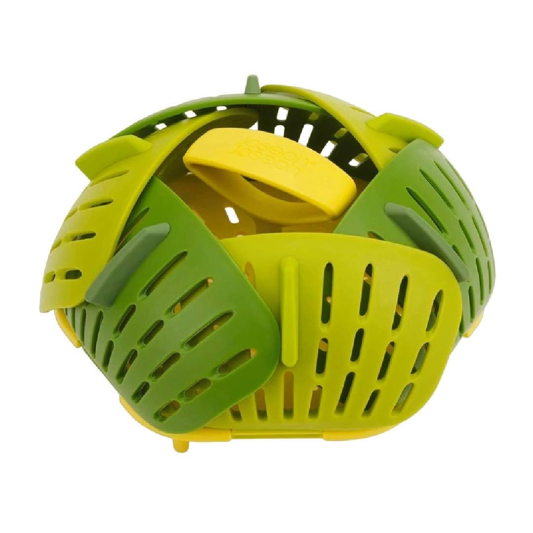 joseph-joseph-bloom-panier-vapeur-pliable-en-acier-inoxydable-avec-pieds-et-aile image 4