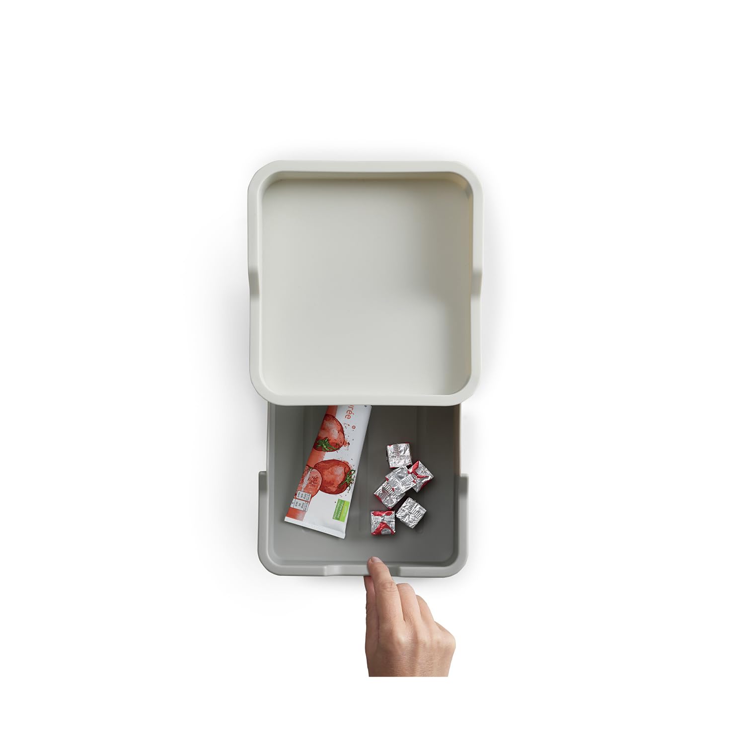 joseph-joseph-duo-organisateur-d-armoire-2-niveaux-avec-tiroir-pour-pices-et-pet image 4