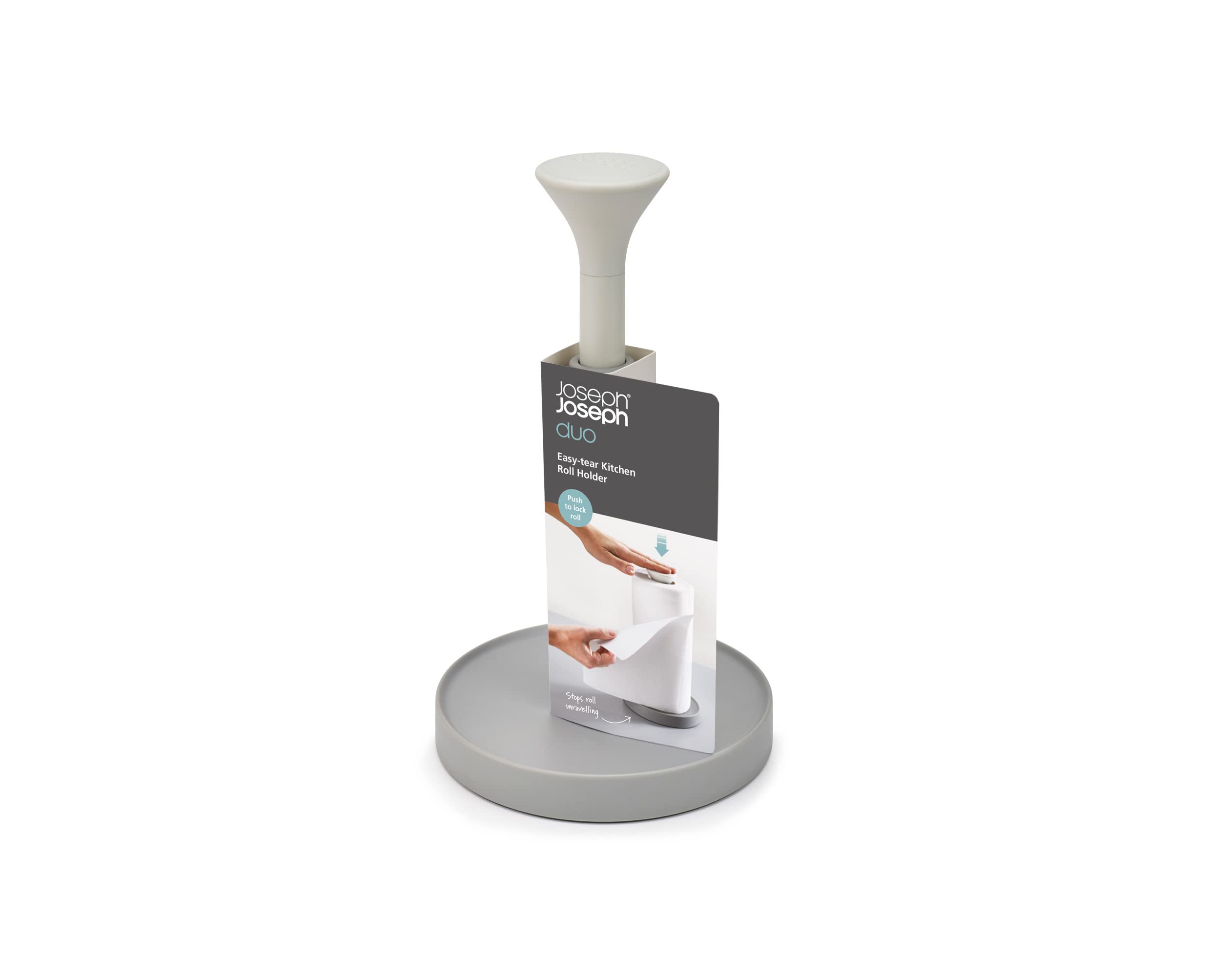 joseph-joseph-duo-porte-rouleau-de-cuisine-facile-d-chirer-gris-blanc image 6