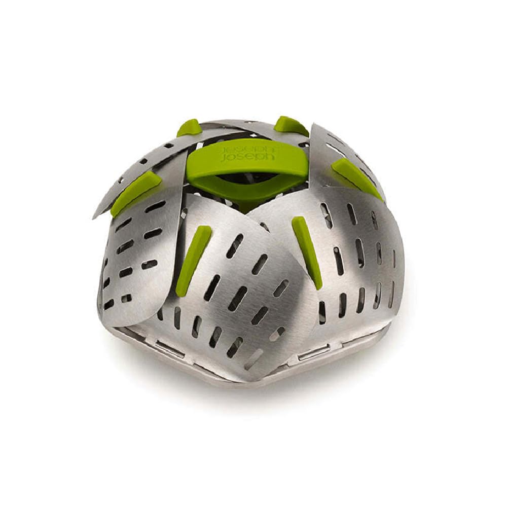 joseph-joseph-bloom-panier-vapeur-pliable-en-acier-inoxydable-avec-pieds-et-aile image 7