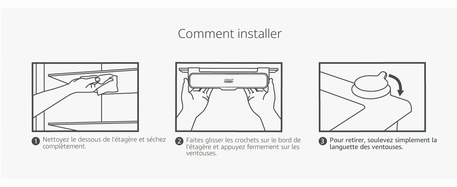 joseph-joseph-fridgestore-organisateur-de-tiroir-sous-tag-re-pour-r-frig-rateur image 8