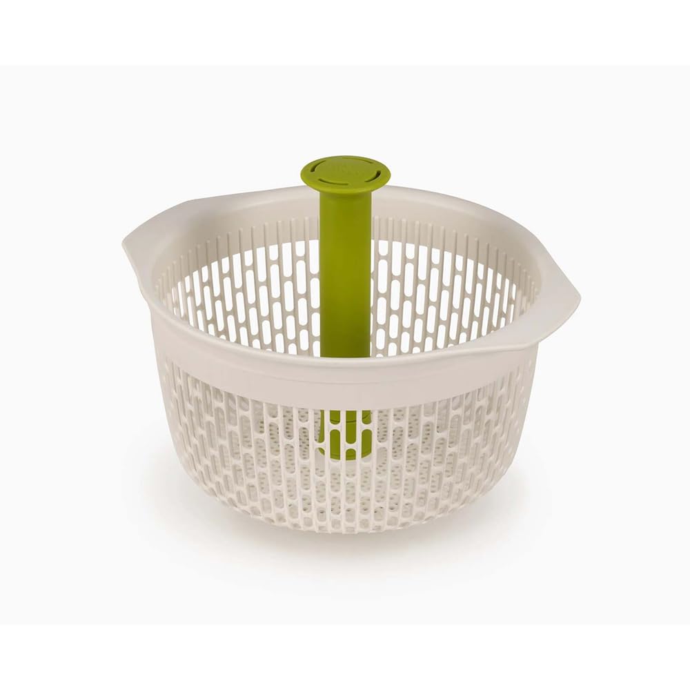 joseph-joseph-spindola-essoreuse-salade-2-en-1-et-passoire-blanc-vert-m-canisme- image 3
