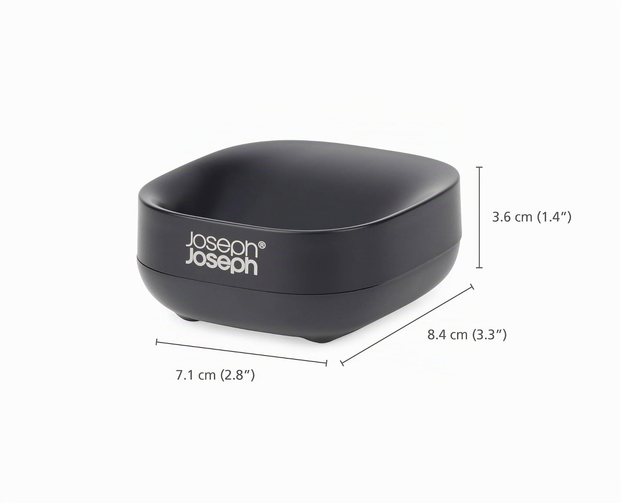 joseph-joseph-slim-porte-savon-compact-base-inclin-e-noir-mat image 4
