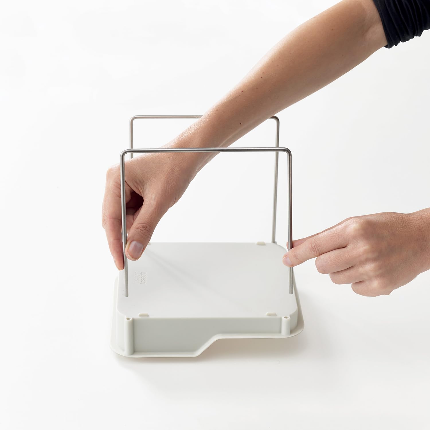 joseph-joseph-duo-organisateur-d-armoire-2-niveaux-avec-tiroir-pour-pices-et-pet image 2