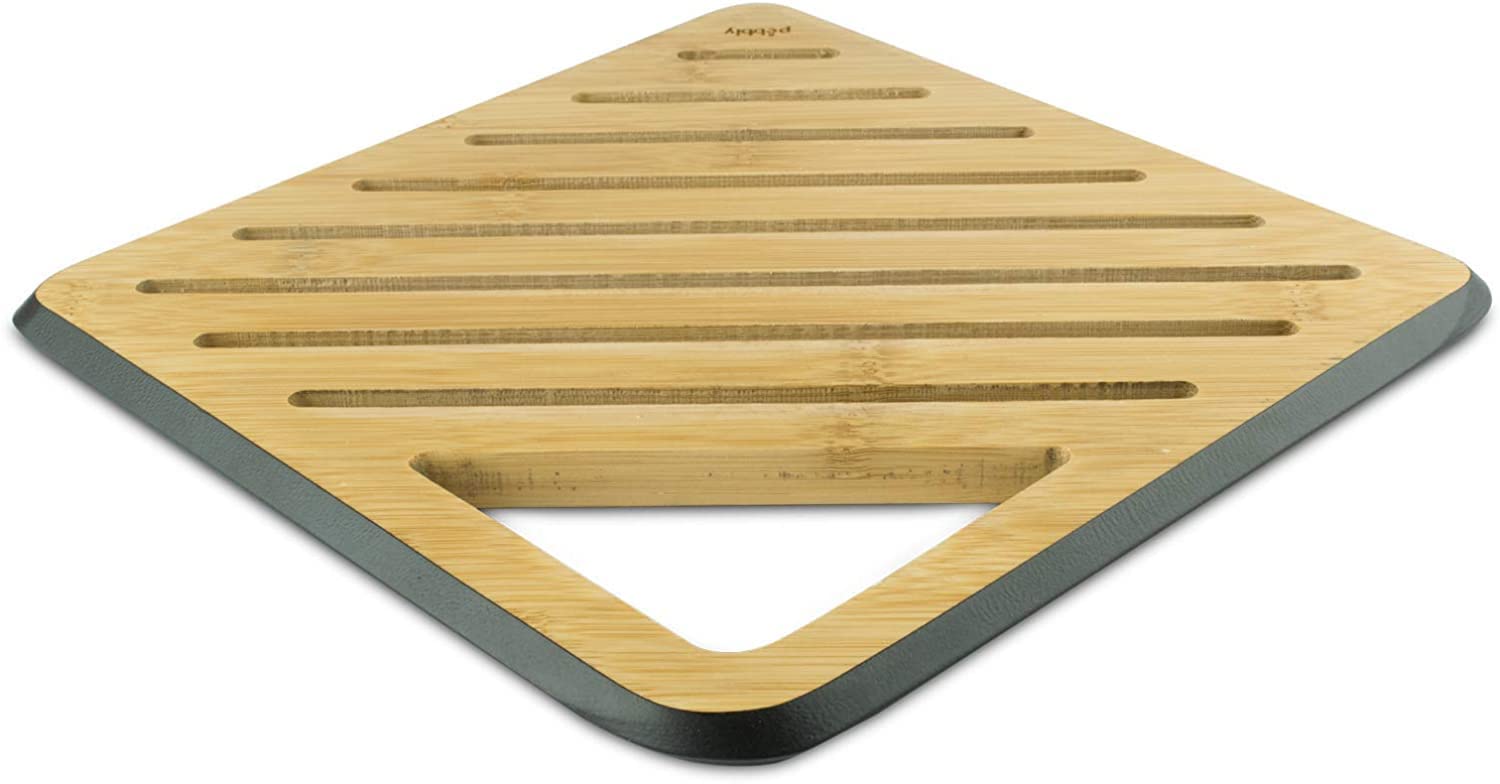 pebbly-dessous-de-plat-en-bambou-et-noir-20x20-cm-protection-de-table image 3