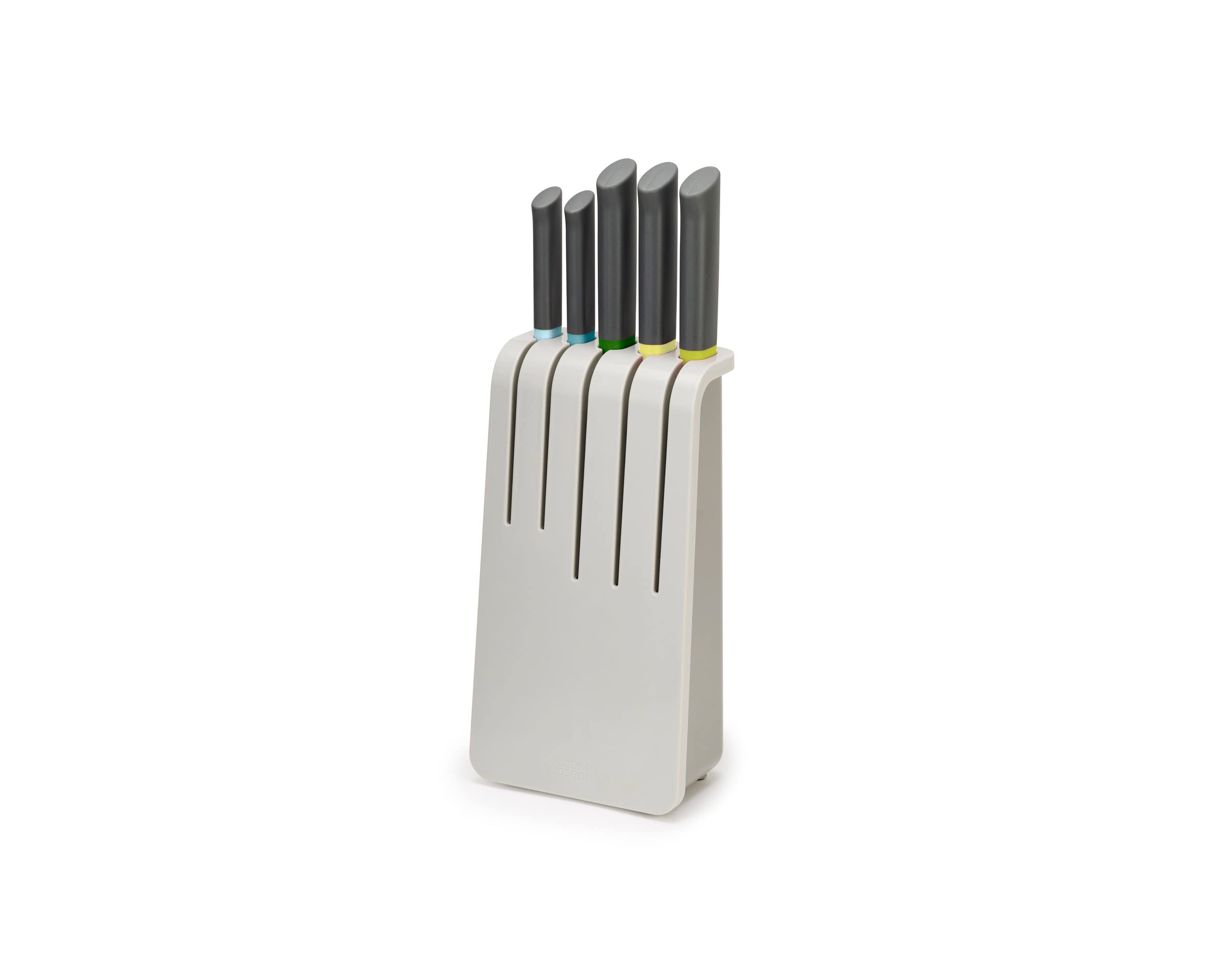 joseph-joseph-duo-bloc-de-couteaux-de-cuisine-5-pi-ces-couteaux-d-office-chef-sa image 1