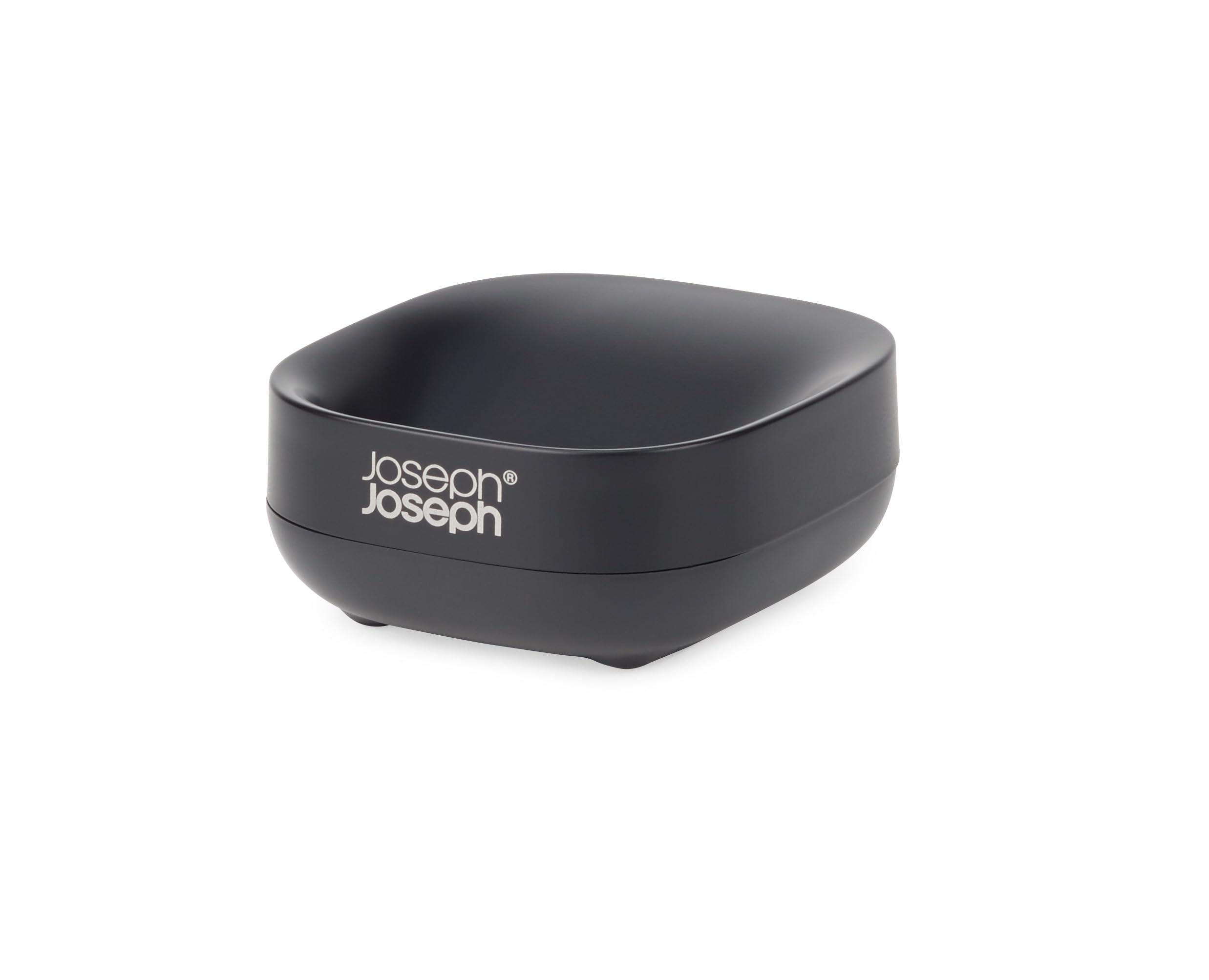 joseph-joseph-slim-porte-savon-compact-base-inclin-e-noir-mat image 2