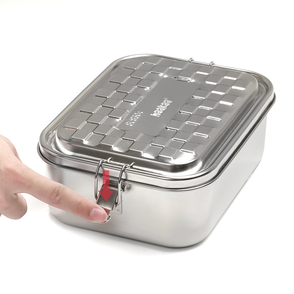 lunchbox-en-acier-inoxydable-haakaa-avec-bo-tes-snacks image 6