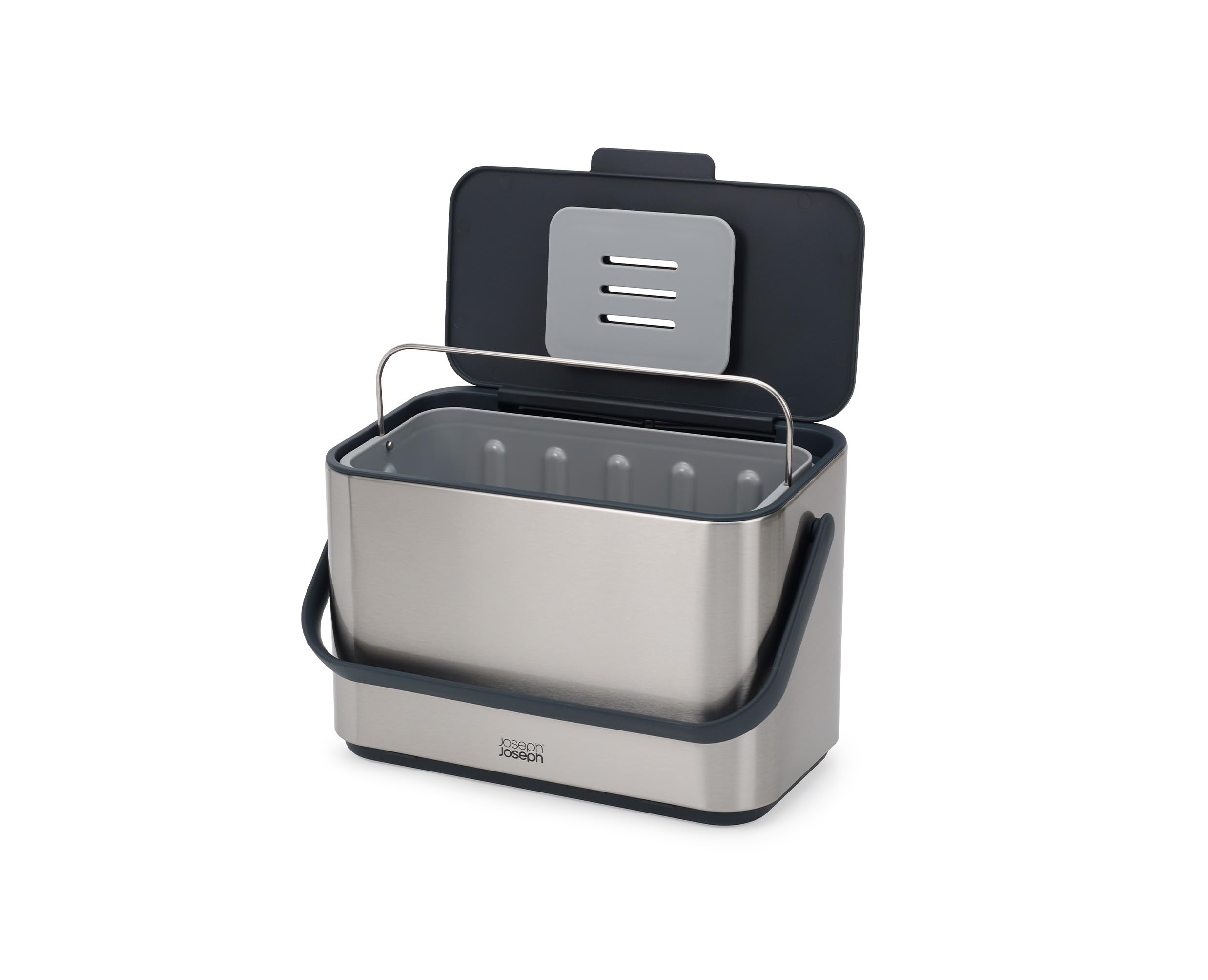 joseph-joseph-collect-poubelle-compost-4l-avec-couvercle-poign-e-rangement-pour- image 1