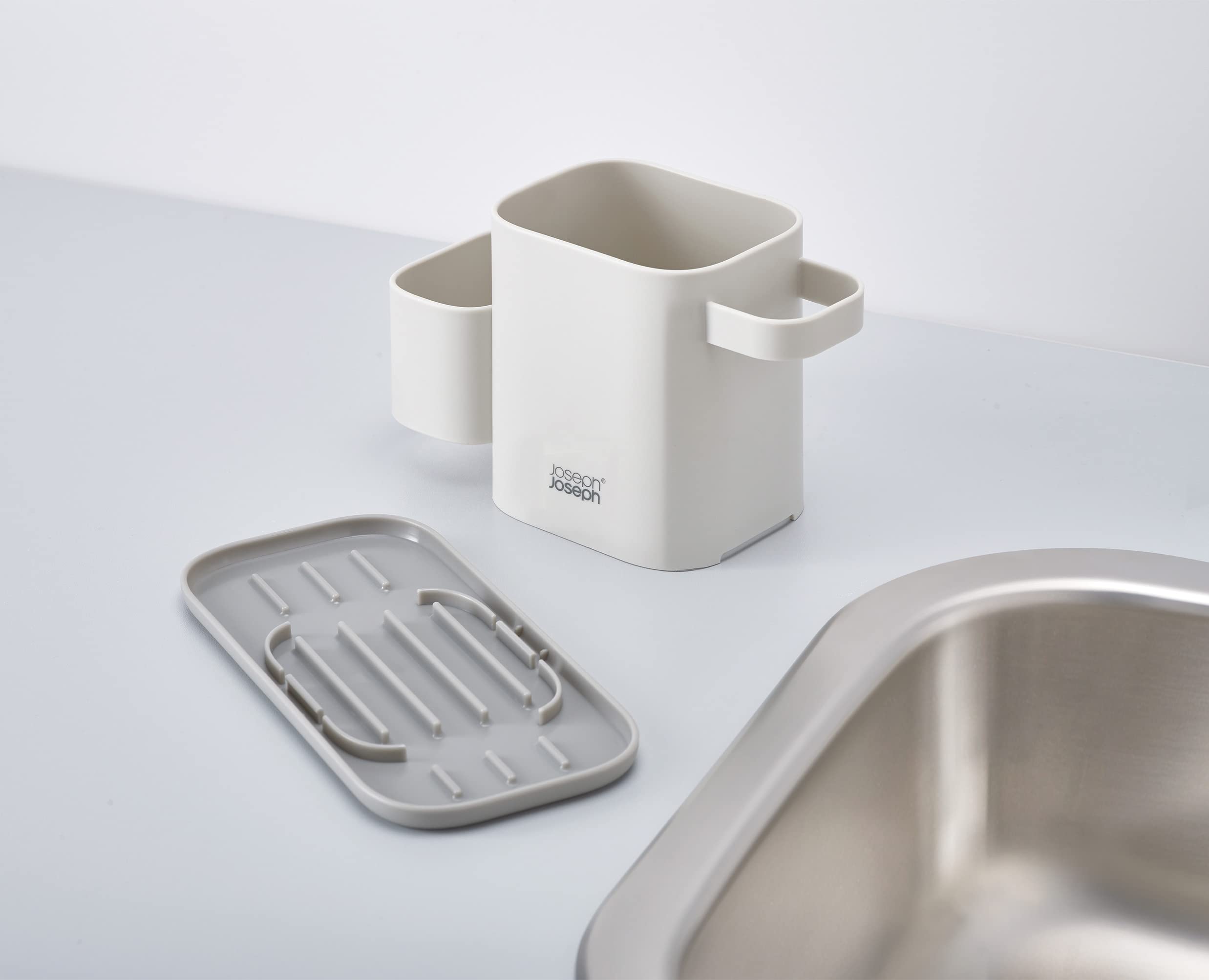 joseph-joseph-duo-sink-tidy-organisateur-d-vier-3-en-1-avec-porte-ponge-gris image 4