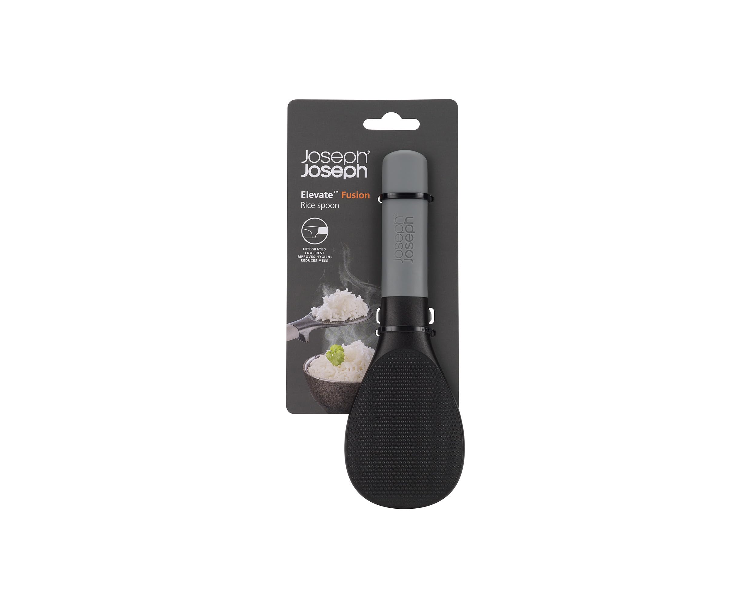 joseph-joseph-fusion-cuill-re-riz-antiadh-sive-avec-repose-outil-noir image 3