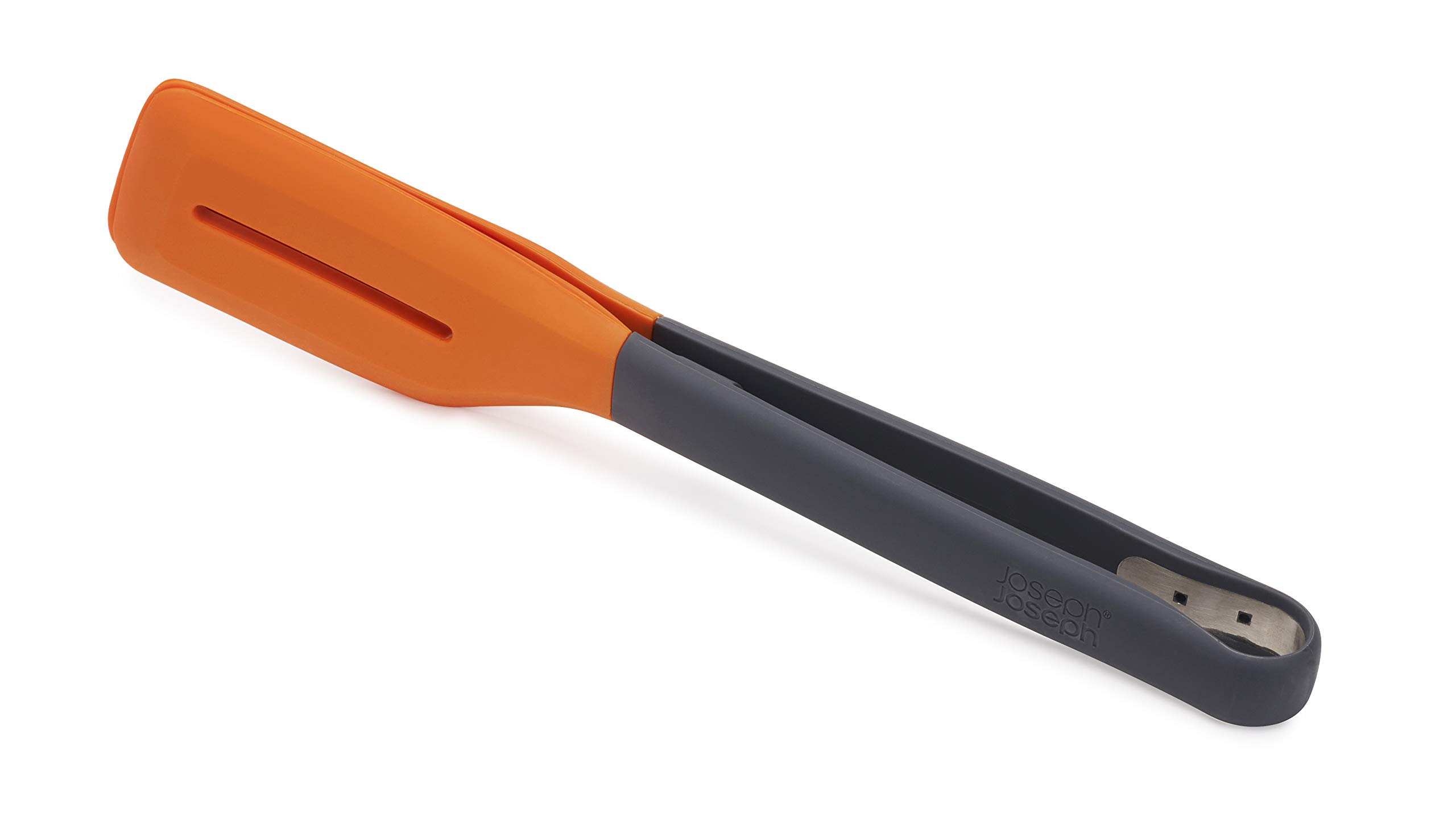 pince-retourner-joseph-joseph-avec-embouts-silicone-fermoir-de-rangement-gris-or image 1