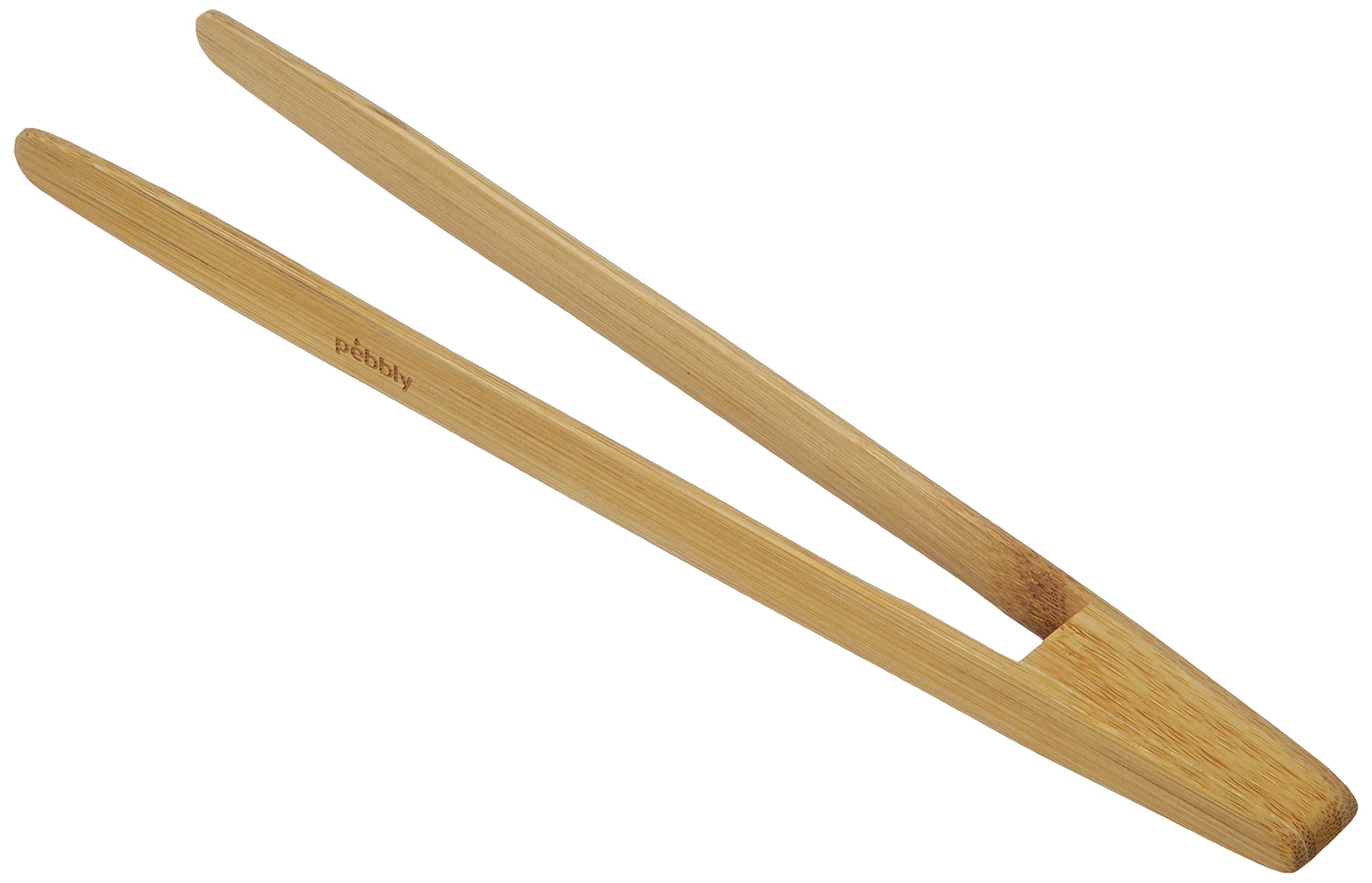 pebbly-pince-toast-aimant-e-en-bambou-naturel-avec-branches-fines-24-cm-rouge image 5