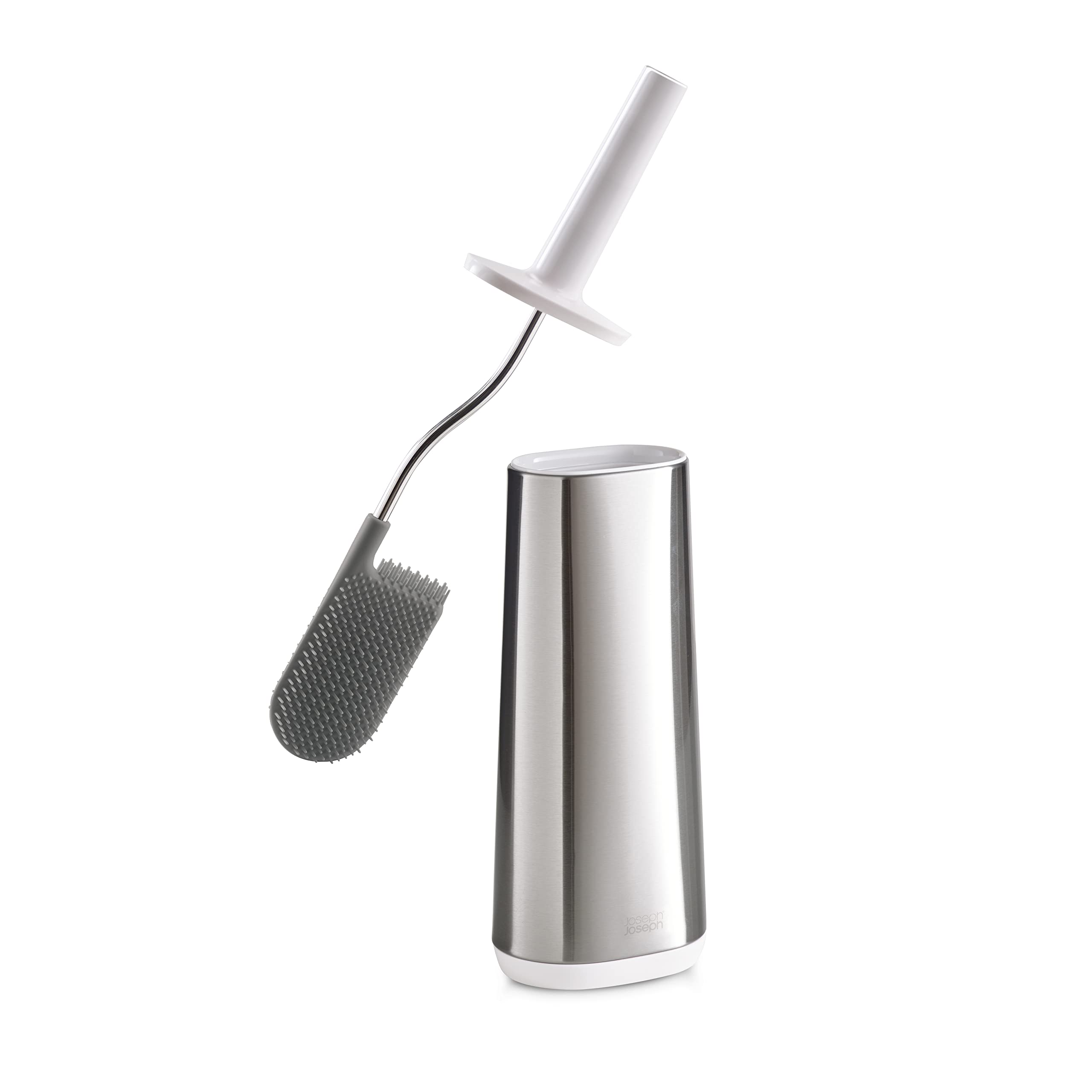 joseph-joseph-flex-brosse-wc-flexible-avec-support-de-rangement-blanc-gris image 7