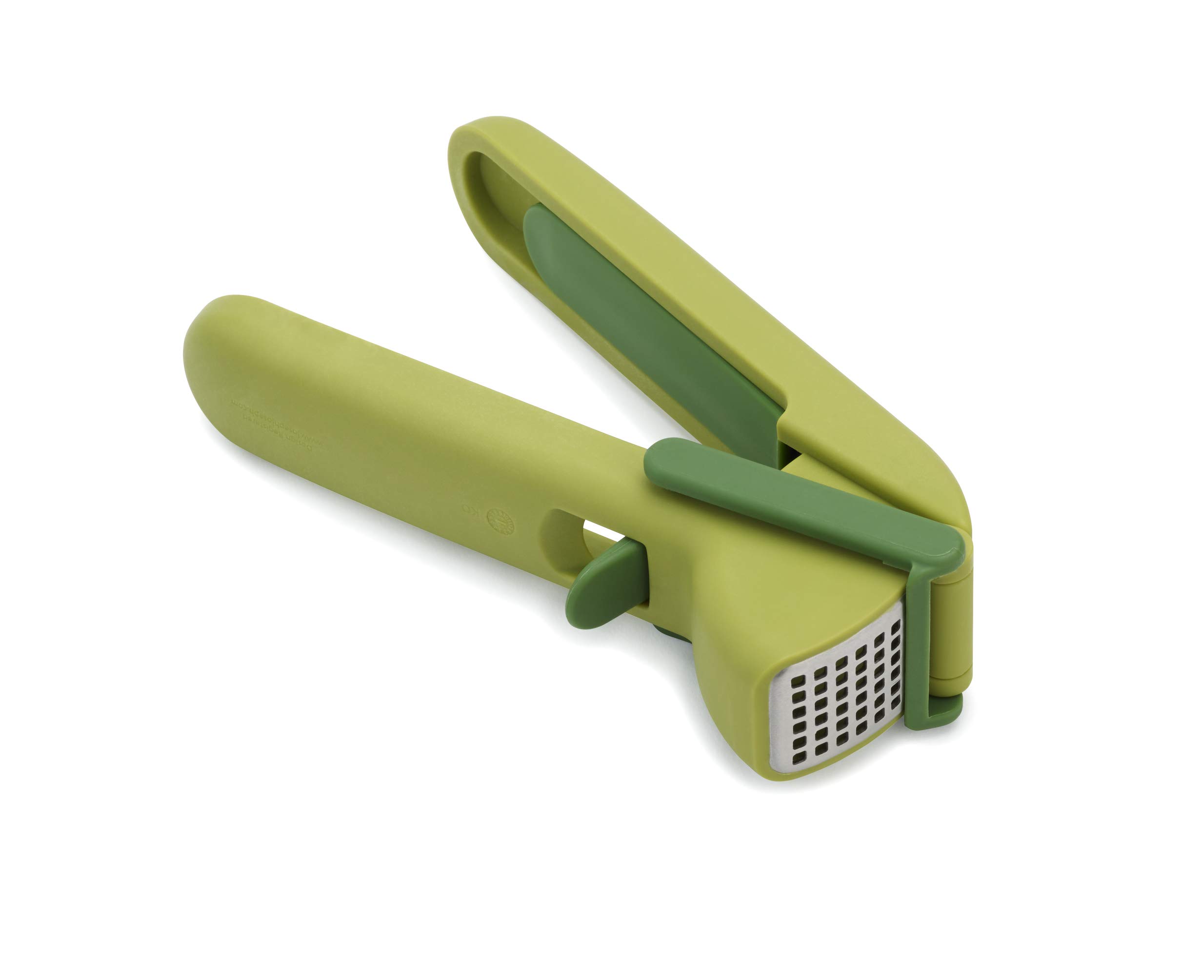 joseph-joseph-cleanforce-presse-ail-et-gingembre-avec-lame-d-essuyage-vert image 1