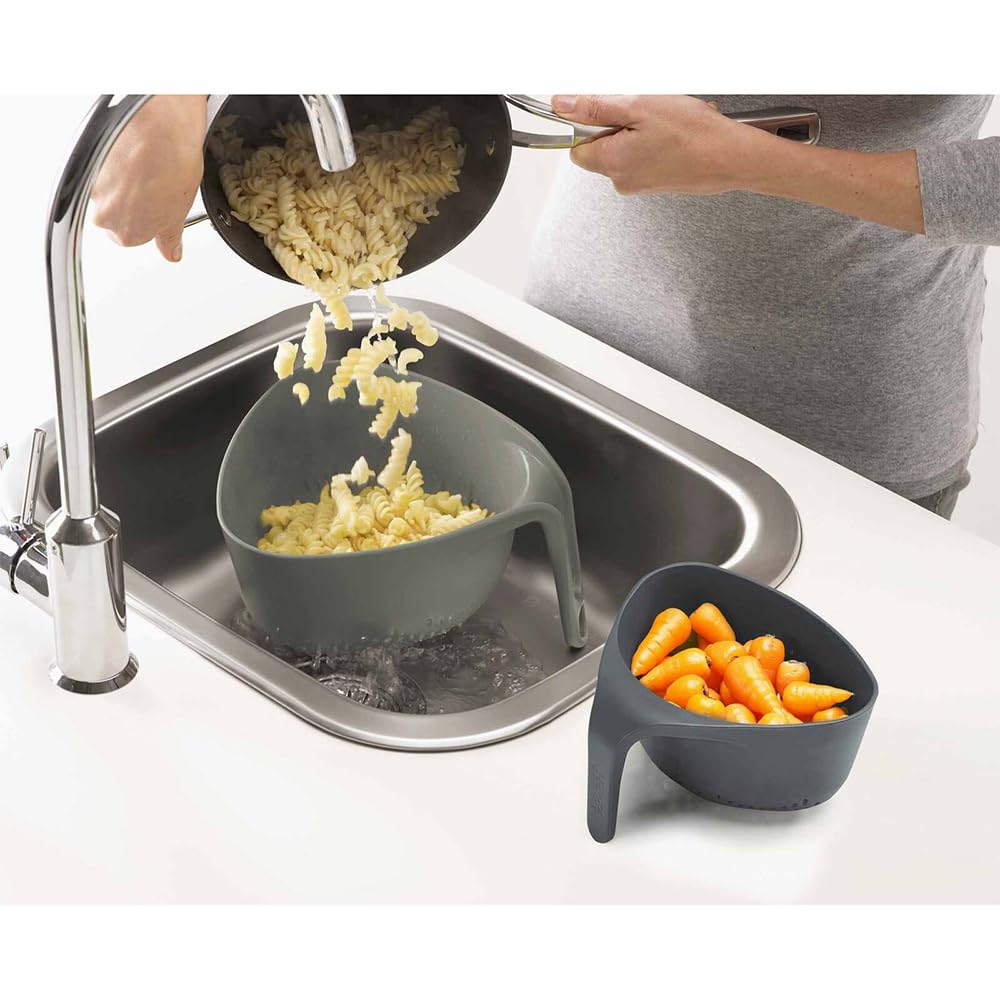 joseph-joseph-nest-lot-de-2-passoires-empilables-gris image 2