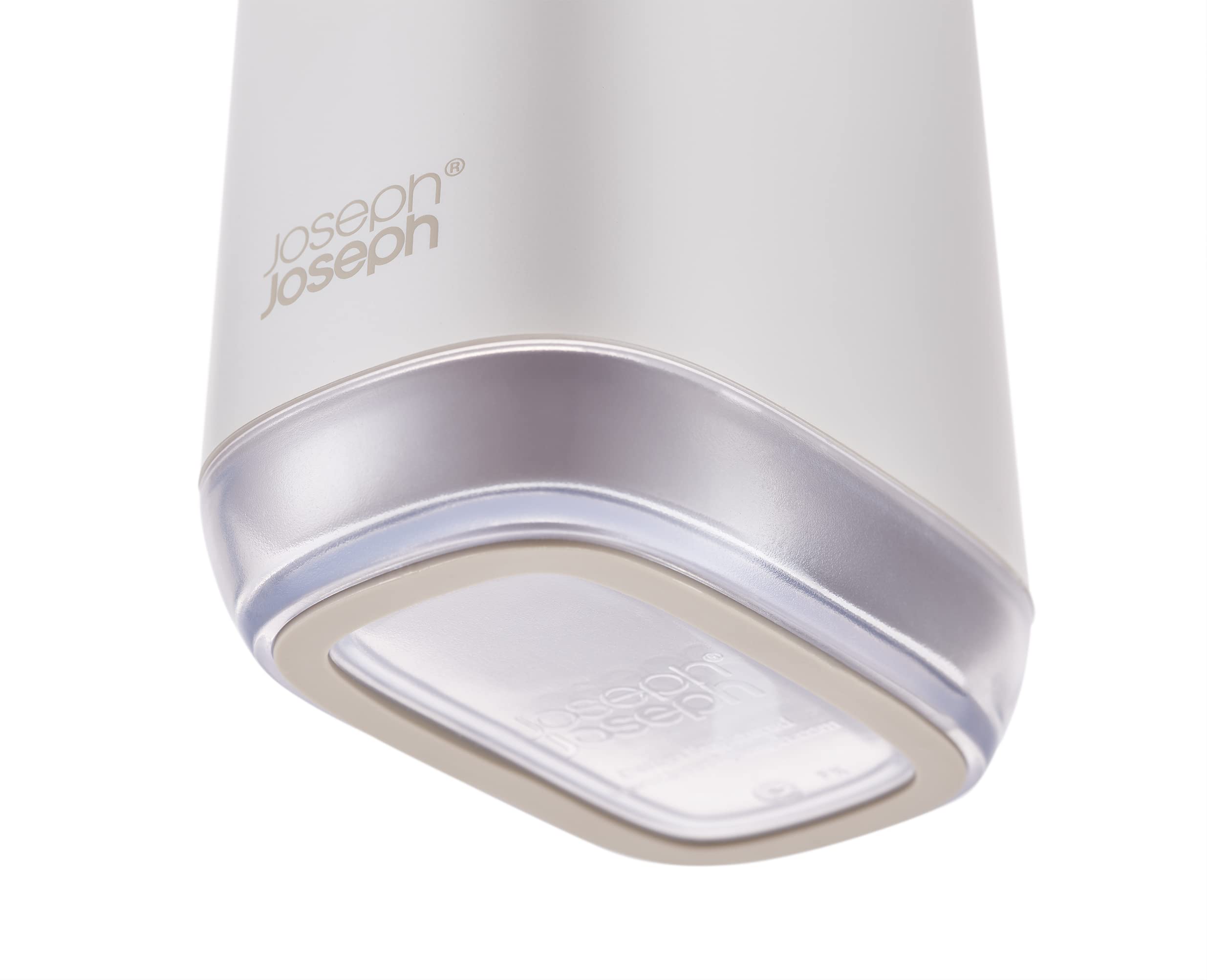 joseph-joseph-distributeur-de-savon-compact-anti-goutte-rechargeable-cru-beige image 6