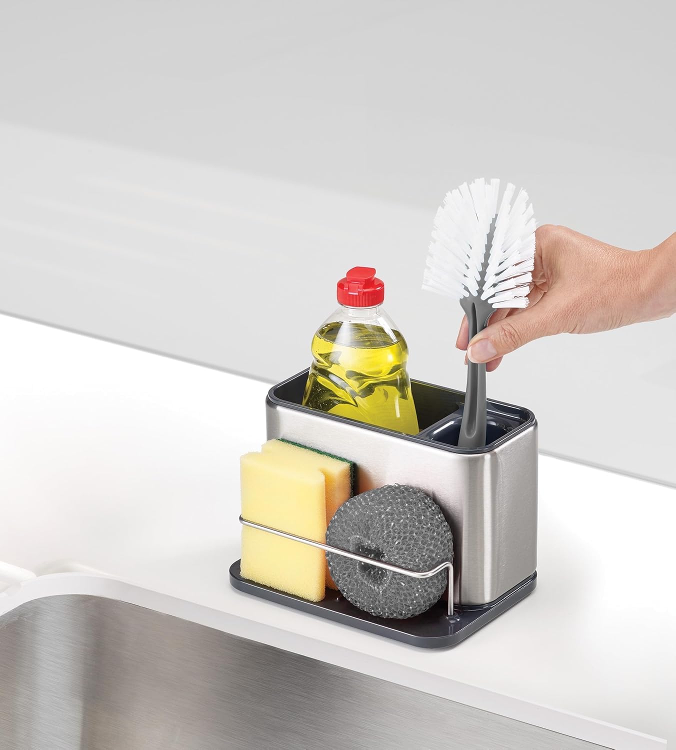 joseph-joseph-surface-organiseur-d-vier-avec-support-pour-ponge-et-liquide-vaiss image 5
