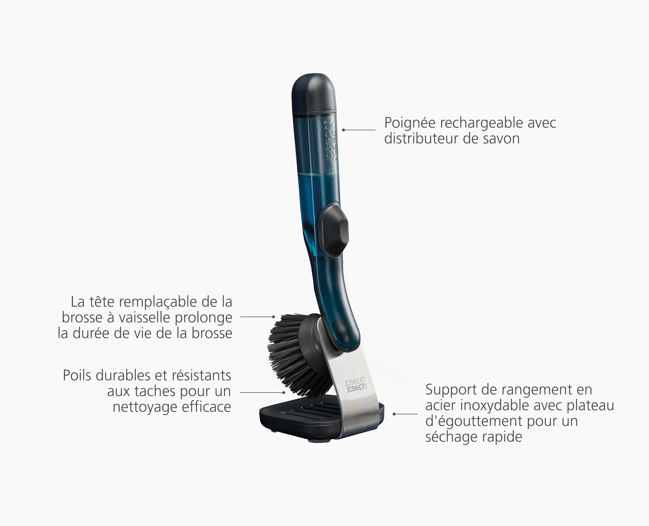 joseph-joseph-sinktech-brosse-vaisselle-rechargeable-avec-distributeur-de-savon- image 5