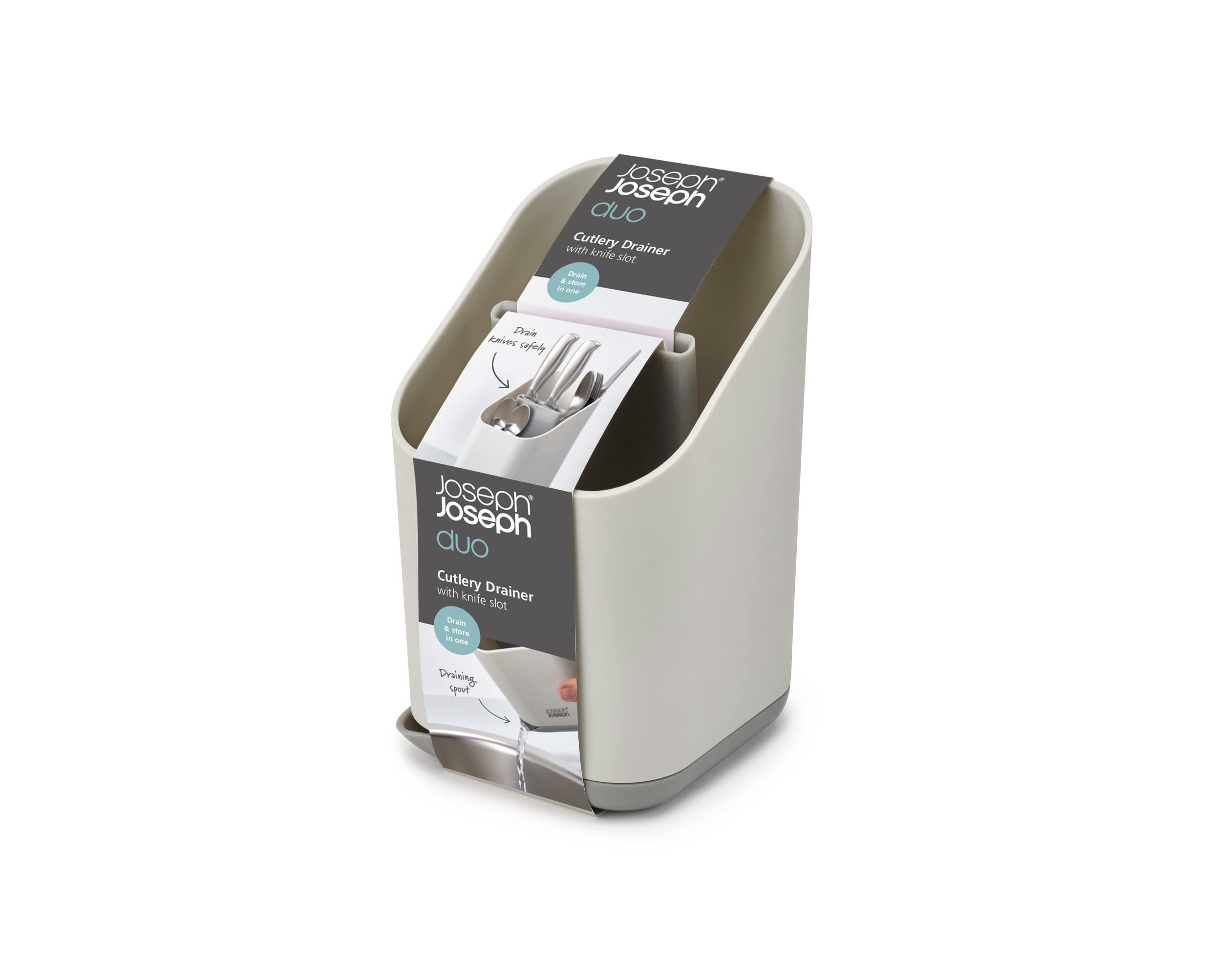 joseph-joseph-duo-gouttoir-couverts-avec-fente-pour-couteaux-gris image 6