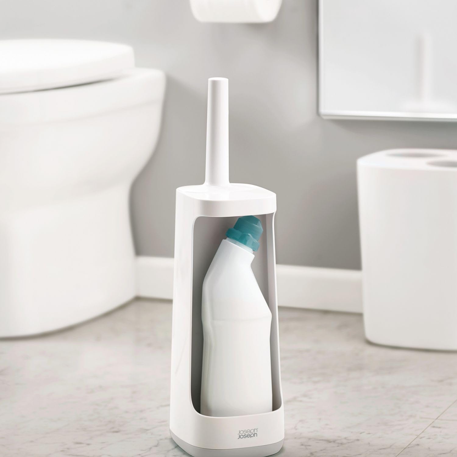 joseph-joseph-flex-brosse-wc-flexible-avec-support-de-rangement-blanc-gris image 4
