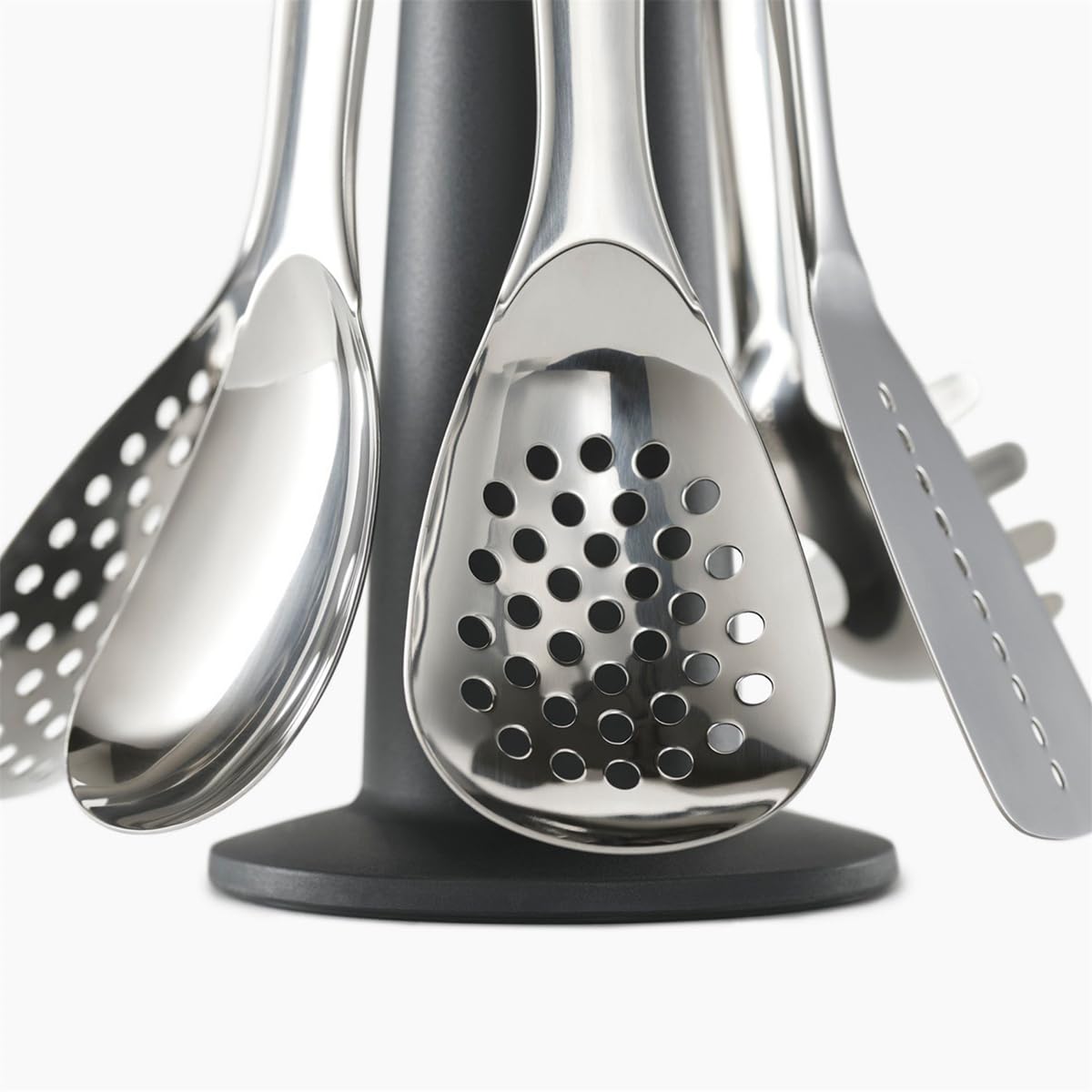 joseph-joseph-elevate-lot-de-6-ustensiles-de-cuisine-avec-porte-ustensiles-rotat image 2