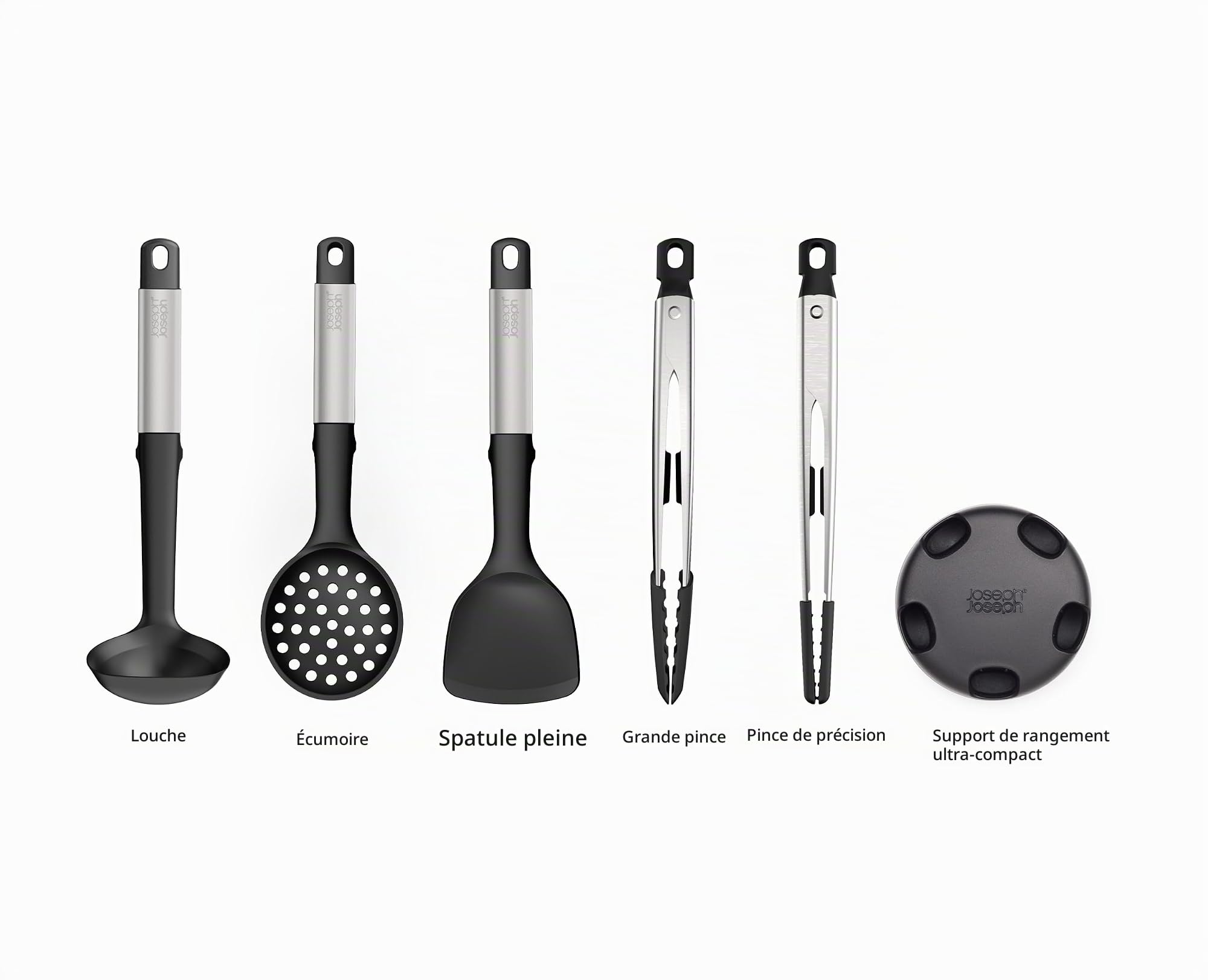 joseph-joseph-elevate-fusion-ensemble-d-ustensiles-de-cuisine-5-pi-ces-avec-supp image 2