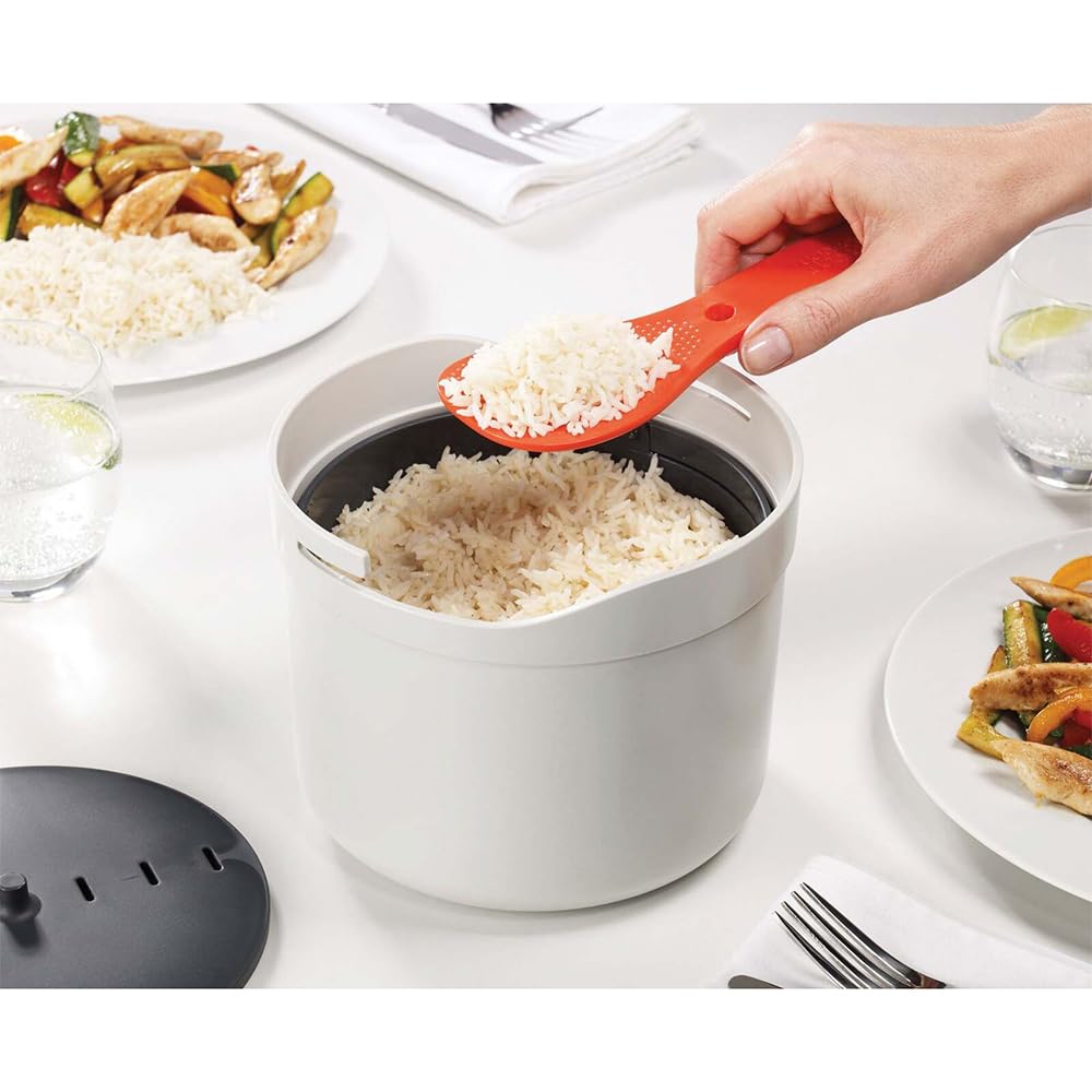 joseph-joseph-m-cuisine-cuiseur-riz-pour-micro-ondes-2l-multifonction-avec-passo image 2