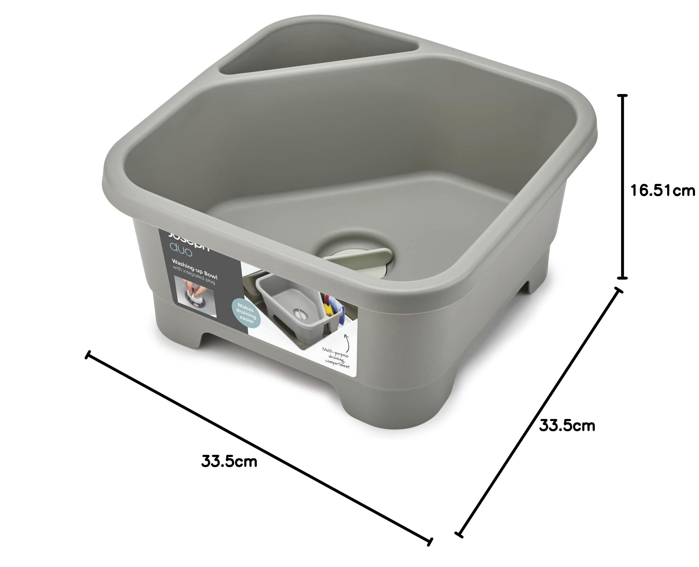joseph-joseph-duo-bol-vaisselle-carr-pour-lavabo-de-cuisine-avec-compartiment-co image 5