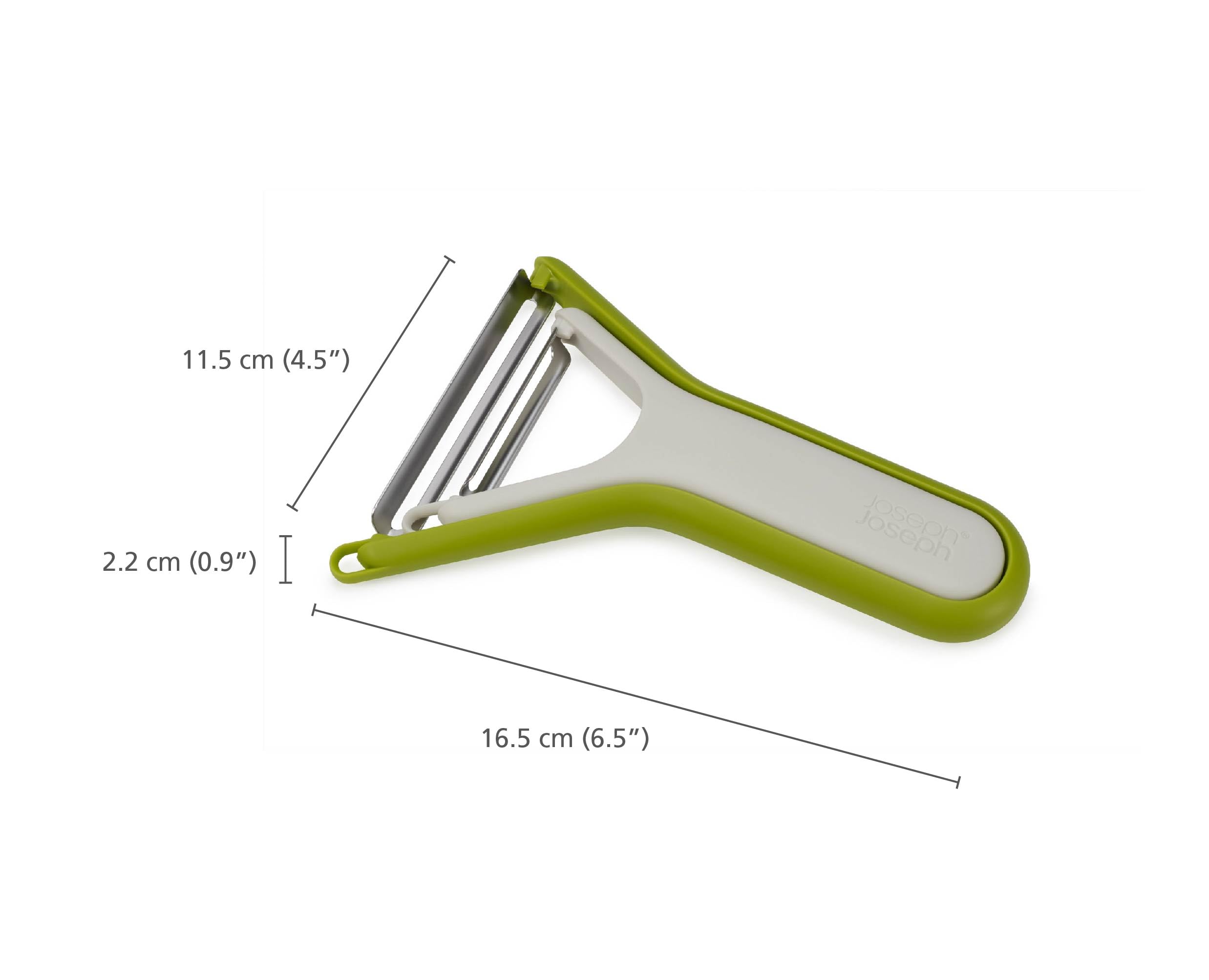 joseph-joseph-nest-peel-lot-de-2-plucheurs-acier-inoxydable-avec-rangement-compa image 3