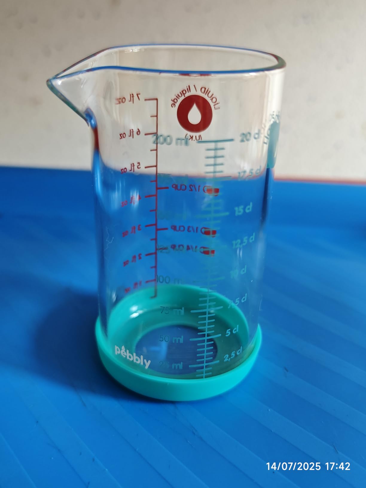 Excellent verre mesureur