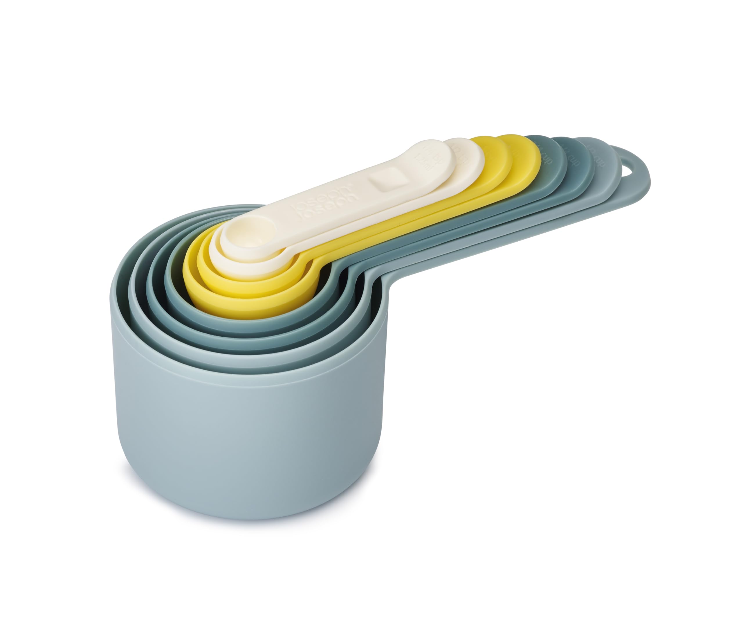joseph-joseph-nest-ensemble-de-8-tasses-et-cuill-res-mesurer-empilables-multicol image 7