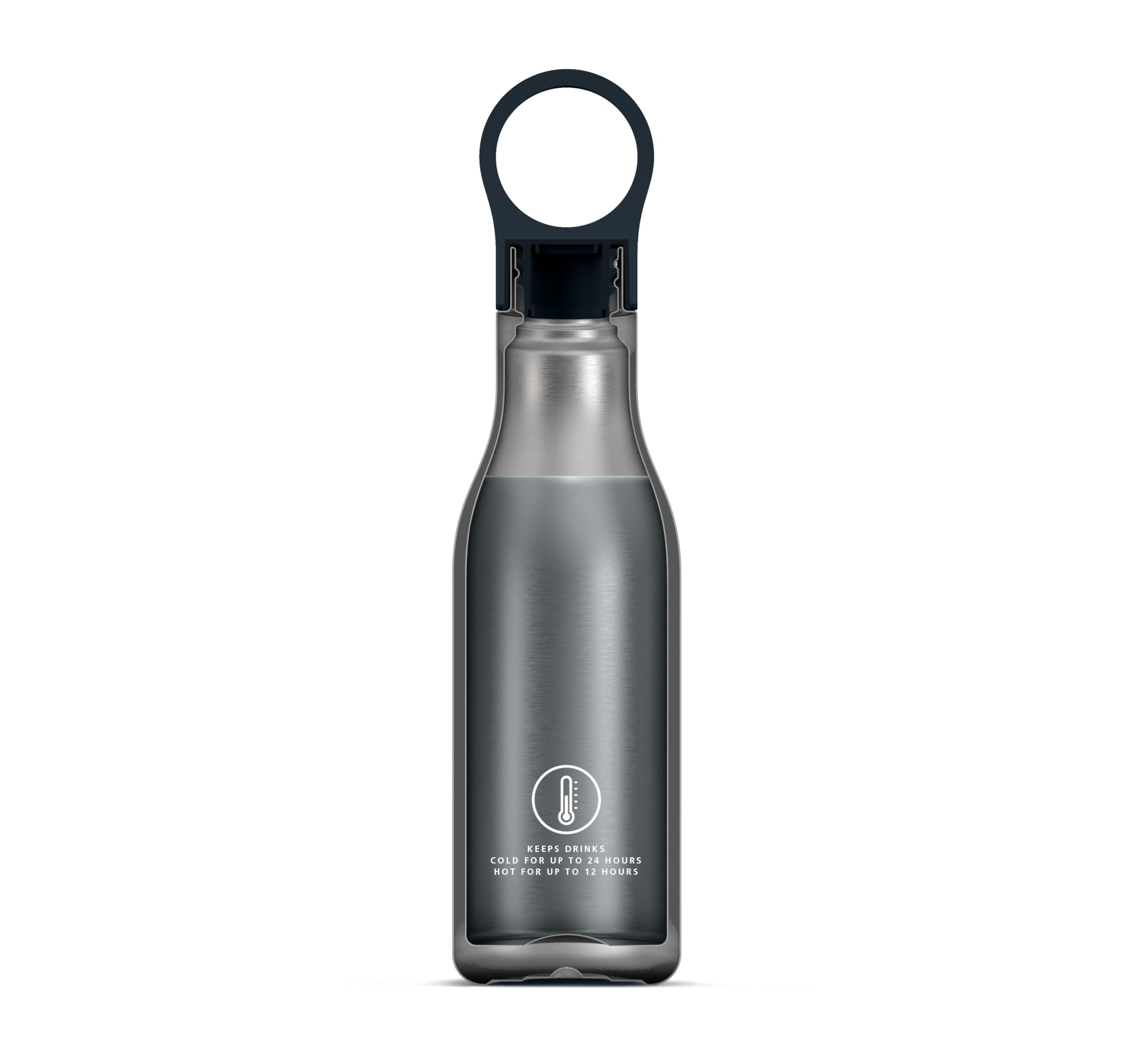 joseph-joseph-loop-bouteille-isol-e-sous-vide-500-ml-17-oz-acier-inoxydable-cora image 4