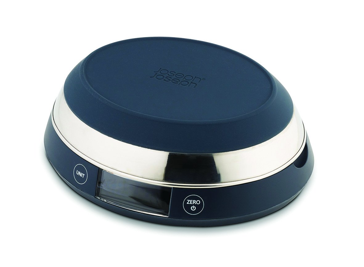 joseph-joseph-balance-num-rique-2-en-1-avec-couvercle-r-versible-capacit-5-kg-cr image 1