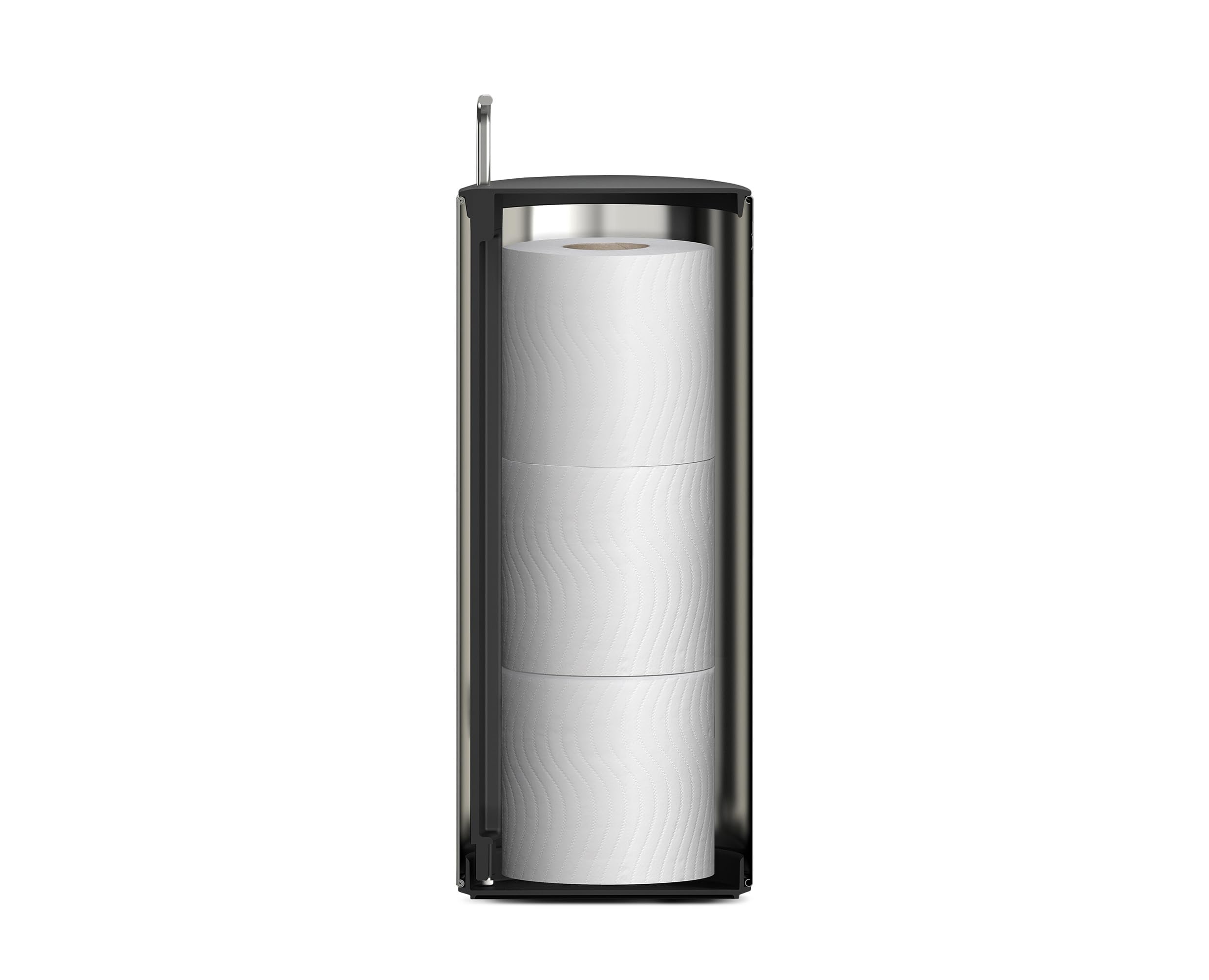 joseph-joseph-easystore-luxe-porte-rouleau-de-papier-toilette-avec-couvercle-aci image 2